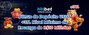 HHBET: Bônus de Depósito USDT +3%