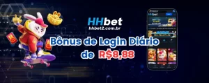 Bônus de Login Diário HHBET: Receba R$8,88 Grátis Todos os Dias!