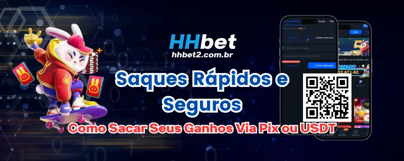 HHBET: Como Sacar Seus Ganhos Via Pix ou USDT