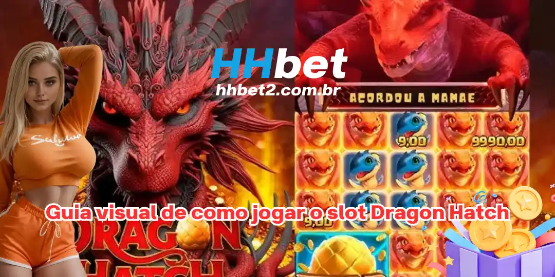 Guia visual de como jogar o slot Dragon Hatch